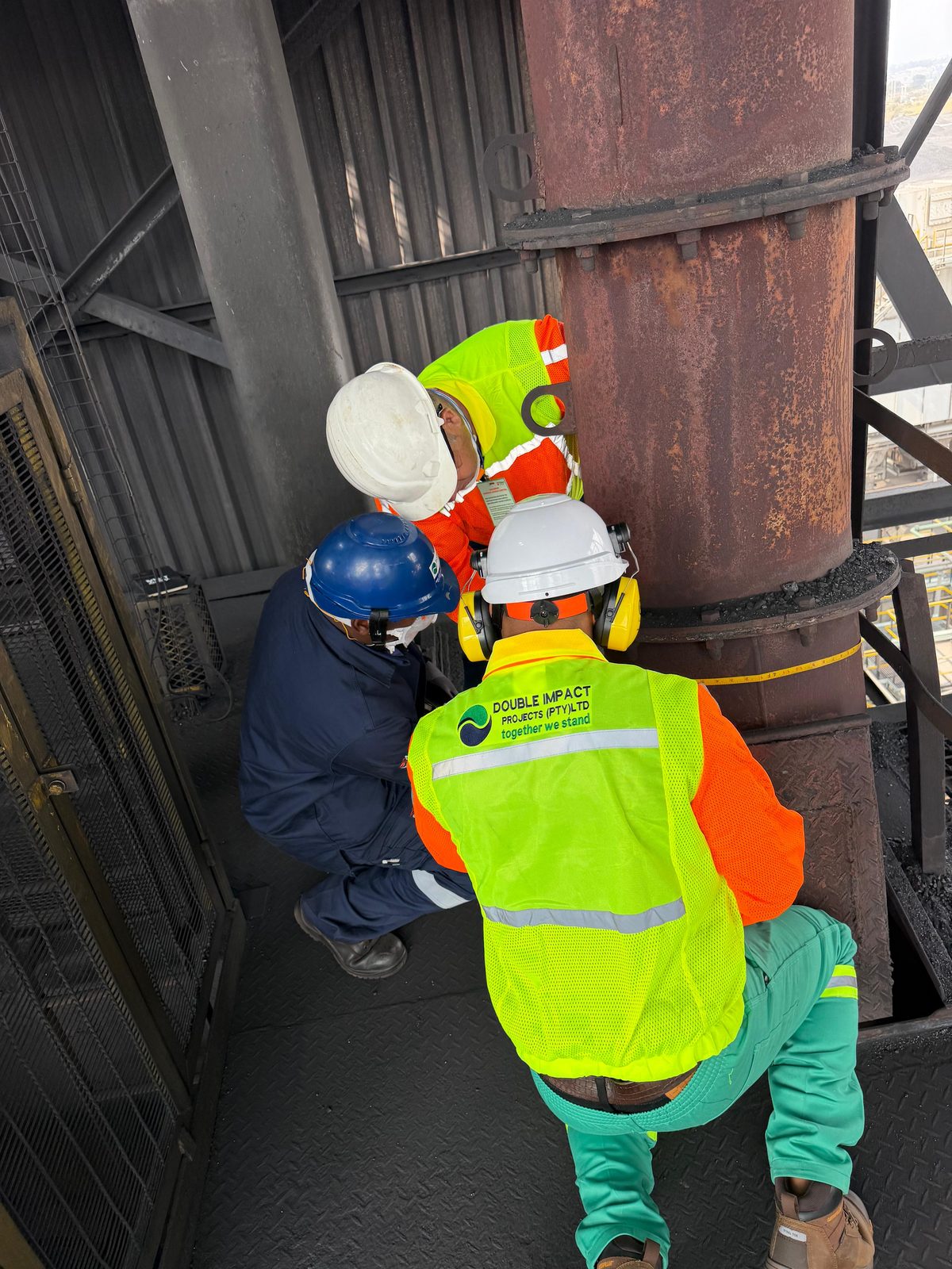 Double Impact Projects engineering work on site